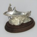 Silver Sculpture `Orca` by Stuart Benade - 79g
