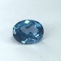 Synthetic Spinel 2,1 Carat Aqua Blue oval stone - @R1 start