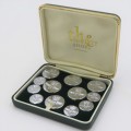 Set of 12 Royal Air Force buttons in the Society Shop case