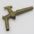 Antique brass tap for barrel