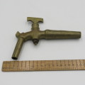 Antique brass tap for barrel