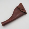 Vintage leather gun holster as used by military