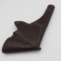 Vintage leather gun holster as used by Military