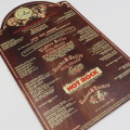 Vintage Silver Creek Spur Durbanville wooden menu - Spur Burger R11,95