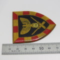 SADF 4 Field regiment shoulder flash - No pins