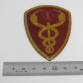SA 1 Military Hospital shoulder flash - No pins