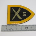 SADF 91 Ammunition depot shoulder flash - No pins