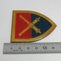 SADF School of Artillery shoulder flash - No pins