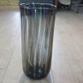 Vintage handmade stained glass flower vase - Length 35 cm