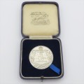 WW2 The Royal Air Force Rifle Association sterling silver medallion
