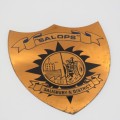 Rhodesia SALOPS Salisbury and District copper plaque