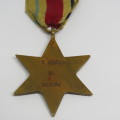 WW2 Africa Star issued to C.165038 D. Bowers