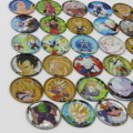Lot of 34 Simba Dragon Ball Z Tazo`s - Includes metal, silver, gold and click Tazo`s