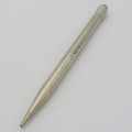Sterling silver mechanical pencil - Engraved J.Schwartz - Clip broken