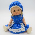 Vintage plastic toy doll - Made in South Africa