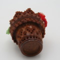 Mini bakelite art flower pot