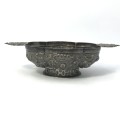 Antique Dutch Silver brandy bowl made by Pier van der Woude-hallmarked with coat of arms handles