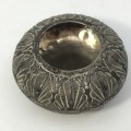 Malaysian silver ashtray and miniature mug