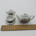 Cup, kettle and sugar pot play set - Vintage