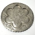 Two small solid Silver plates - 157 grams