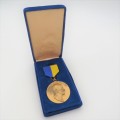Rotary International Paul Harris Fellow medallion in box
