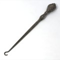 Antique Silver bootlace puller - hallmarked - Birmingham - front part is steel