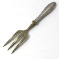 German silver handle 3 prong fork