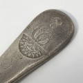 PandO British Shipping Co Spoon with military use - Probably WW1 period - Scarce