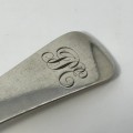 Antique George III hallmarked sterling silver spoon - 1811 London by John Lias