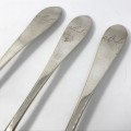 Lot of 3 German 12 Loth silver spoons - Circa 1818 - Weighs 123,4 g
