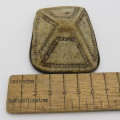 Original Pyramid shaped Ovambo Omakipa / Ekipa with elephant hair on edge