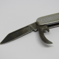 Vintage Richards mini keychain multi tool pocket knife