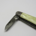 Vintage Hammer Brand 2 blade keychain pocket knife