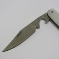 Slimline Lark pocket knife with Vredenburg Saldanha crest added