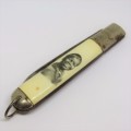 Vintage Richard pocket knife with African tribal woman handle