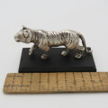 WWF Tiger Figurine - No.7 in Series of silverplated animals
