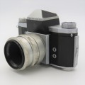 Vintage Praktica IV 35mm camera with Jena 1:2.8 F50mm lens
