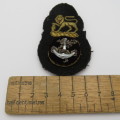 SA Navy Petty Officer cap badge - Lurex
