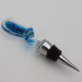 Wine stopper with beautiful handmade glass top