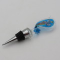 Wine stopper with beautiful handmade glass top