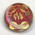 heart one Methodist Wesley guild badge - Unusual - Made in Pretoria