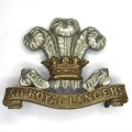 WWI 12th Royal Lancers Regiment cap badge