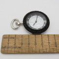Wheel themed quartz pocketwatch with rubber surround - Needs battery