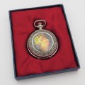 Full hunter quartz pocketwatch with picture - Needs battery