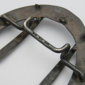 Vintage German 800 silver belt buckle - Weighs 27,5 g
