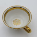 Vintage Kleiber Bavaria 22kt gold gliding cup and saucer