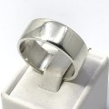 Sterling Silver mens ring - weighs 8,0g - size S/9