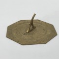 Vintage brass sundial/clock