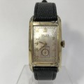 1930`s Gruen Curvex Precision 10kt Gold filled mens watch - rare model - working