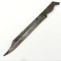 1944 Italy WW2 Prisoner of War trench art combat knife made of Carcano bayonet